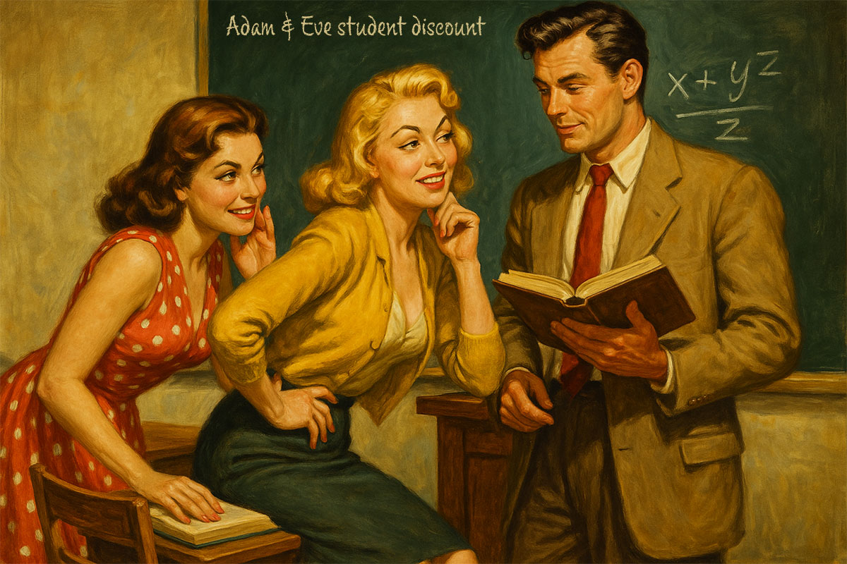 adam eve students teacher