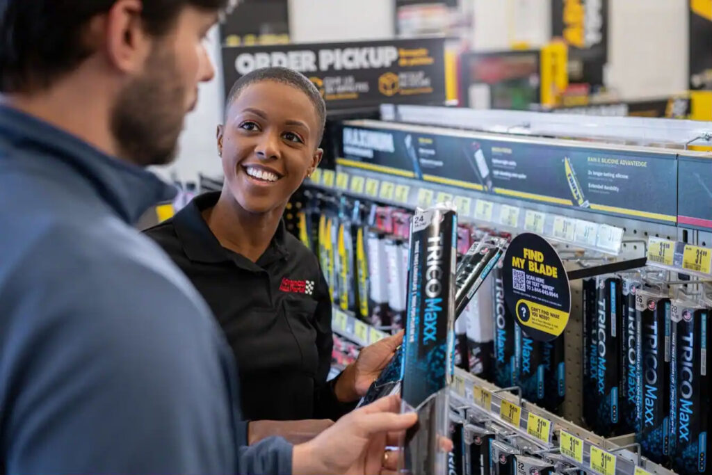 advance auto parts install wiper blades