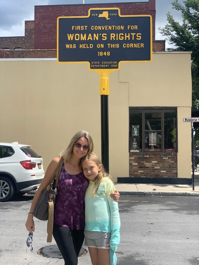 first convention womens rights sign