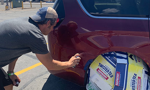 how fix scratches car paint
