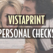 vistaprint personal checks
