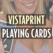 vistaprint playing cards