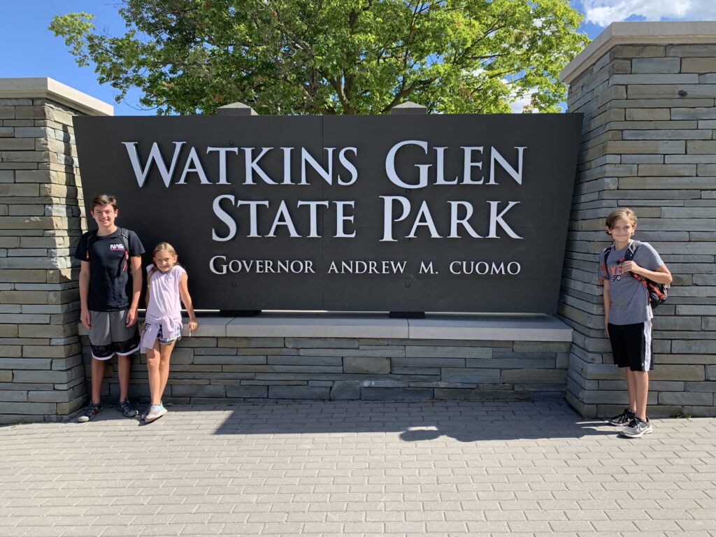 watkins glen park sign