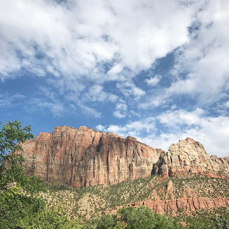 zion national park mountains